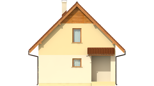 Beatrix - Projekty domów ARCHIPELAG - Beatka - elewacja frontowa