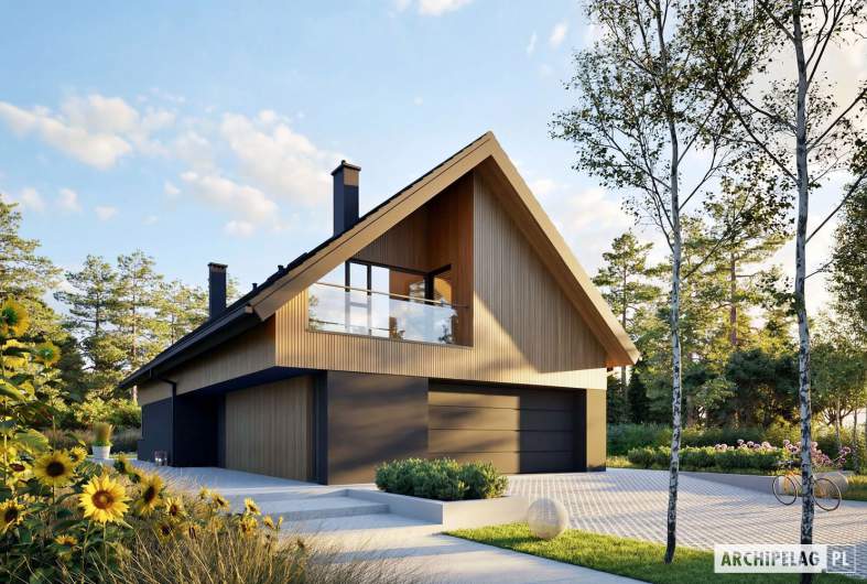 Projekt domu Nikolas III G2 - wizualizacja frontowa