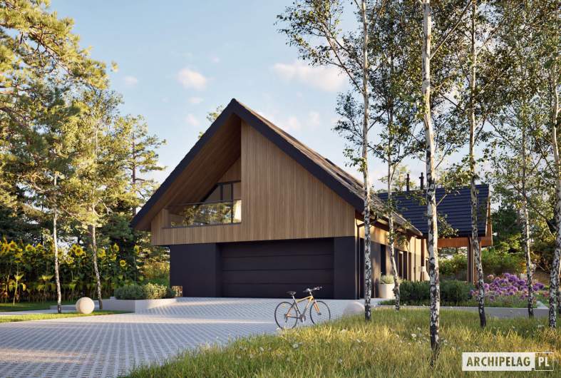 Projekt domu Nikolas III G2 - wizualizacja frontowa