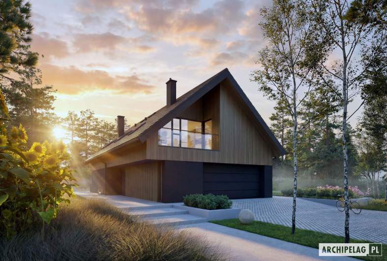 Projekt domu Nikolas III G2 - wizualizacja frontowa