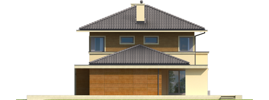 Rodrigo III G1 - Projekt domu Rodrigo III G1 - elewacja prawa