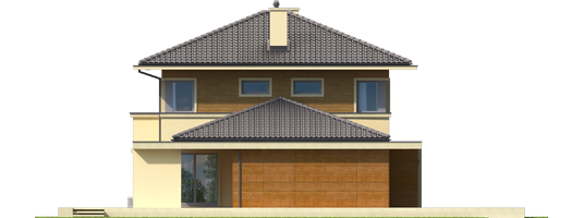 Rodrigo III G1 - Projekt domu Rodrigo III G1 - elewacja prawa