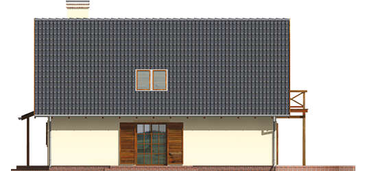 Lola - Projekt domu Lola - elewacja prawa