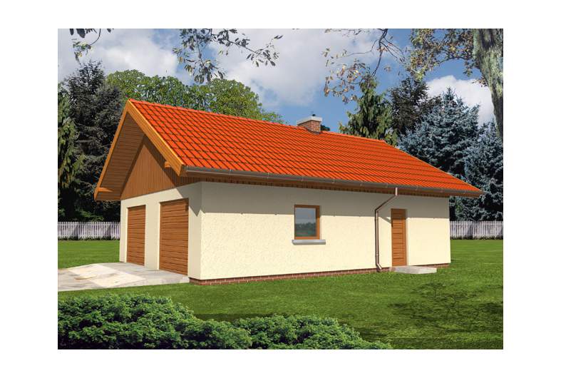Projekt domu Garaż G13 -