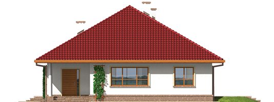 Suzi - Projekt domu Suzi - elewacja frontowa