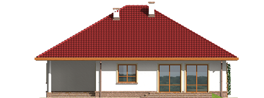 Suzi - Projekt domu Suzi - elewacja lewa