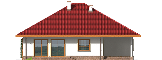 Suzi - Projekt domu Suzi - elewacja lewa