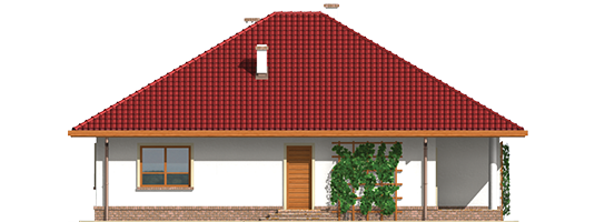 Suzi - Projekt domu Suzi - elewacja prawa