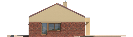 EX 11 G2 B Soft - Projekt domu EX 11 G2 (wersja B) soft - elewacja prawa