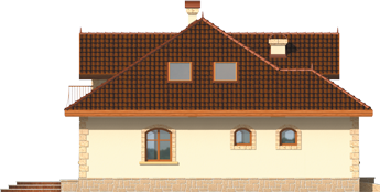 Maura G1 - Projekt domu Maura G1 - elewacja lewa