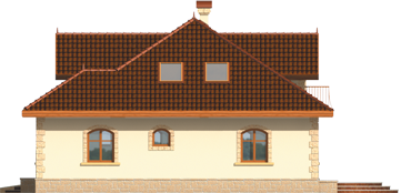 Maura G1 - Projekt domu Maura G1 - elewacja prawa