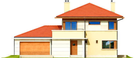 Rodrigo G2 - Projekt domu Rodrigo G2 Leca® DOM - elewacja frontowa