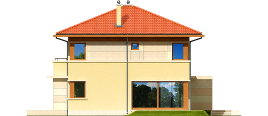 Rodrigo G2 - Projekt domu Rodrigo G2 Leca® DOM - elewacja lewa