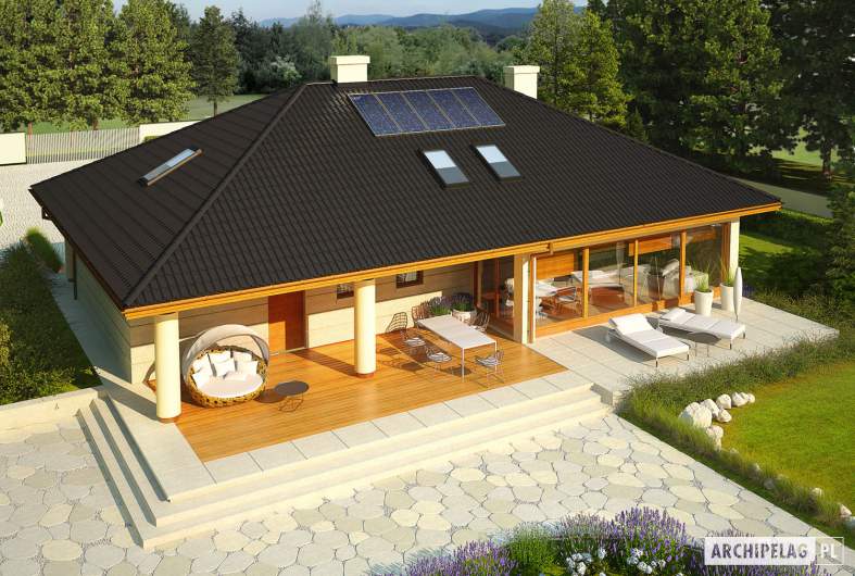 Projekt domu Alan IV G2 MULTI-COMFORT - widok z góry