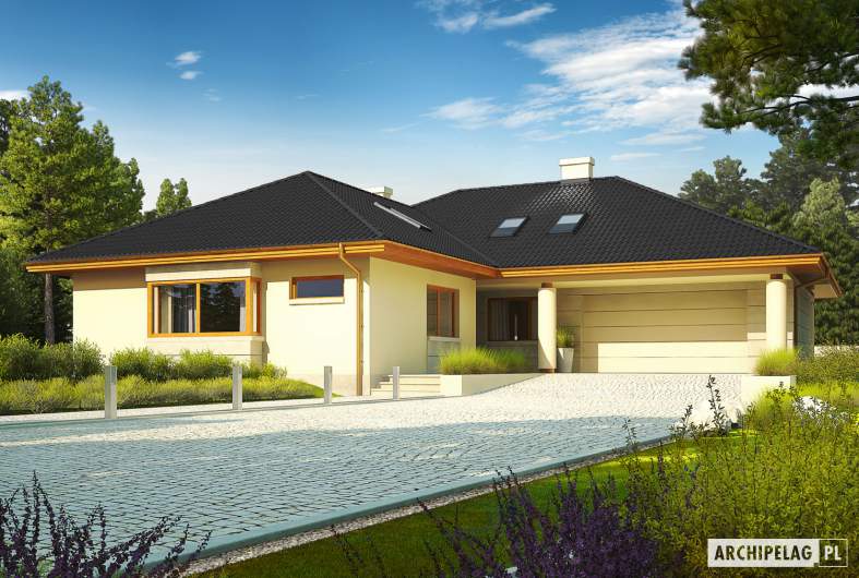 Projekt domu Alan IV G2 MULTI-COMFORT - wizualizacja frontowa