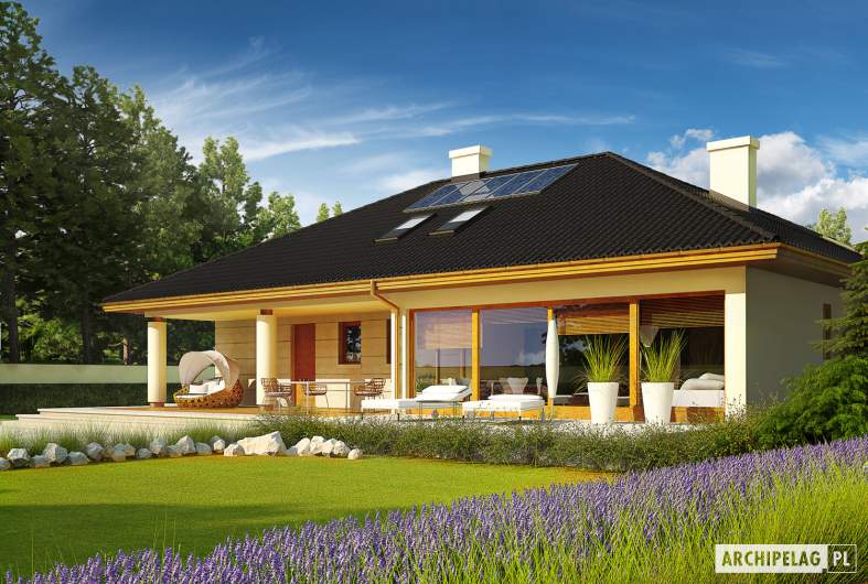 Projekt domu Alan IV G2 MULTI-COMFORT - wizualizacja ogrodowa