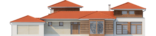 Dionisio G2 - Projekt domu Dionizy (mały) G2 - elewacja frontowa