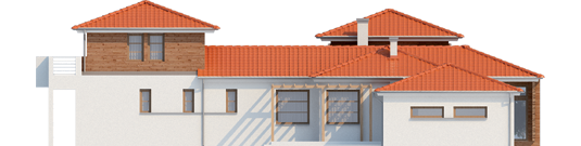 Dionisio G2 - Projekt domu Dionizy (mały) G2 - elewacja prawa