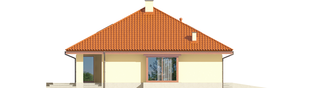 Projekt domu Flori III G1 (wersja B) Leca® DOM - elewacja lewa