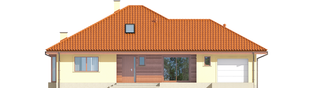 Projekt domu Flori III G1 (wersja B) Leca® DOM - elewacja frontowa