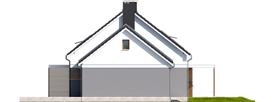 Ariel G1 ENERGO - Projekt domu Ariel G1 ENERGO - elewacja lewa