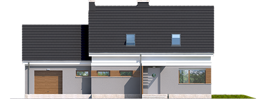 Ariel G1 ENERGO - Projekt domu Ariel G1 ENERGO - elewacja frontowa