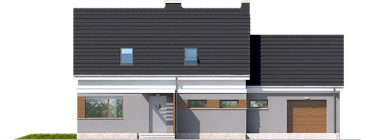 Ariel G1 ENERGO - Projekt domu Ariel G1 ENERGO - elewacja frontowa