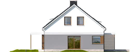 Ariel G1 ENERGO - Projekt domu Ariel G1 ENERGO - elewacja prawa