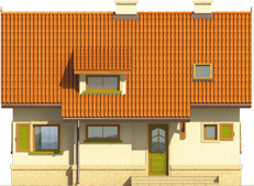 Gabi - Projekt domu Gabi - elewacja frontowa