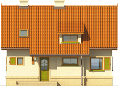 Gabi - Projekt domu Gabi - elewacja frontowa