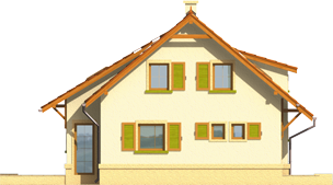 Gabi - Projekt domu Gabi - elewacja prawa