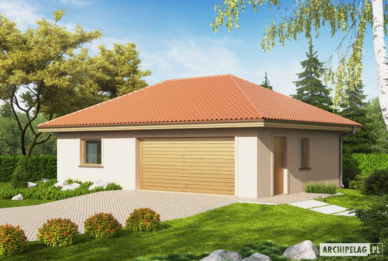 Projekt domu Garaż G38 - 