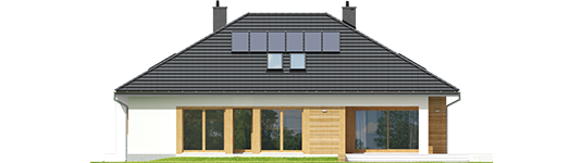 Marcel II G2 - Projekt domu Marcel II G2 - elewacja tylna