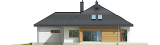 Projekt domu Marcel II G2 - elewacja prawa