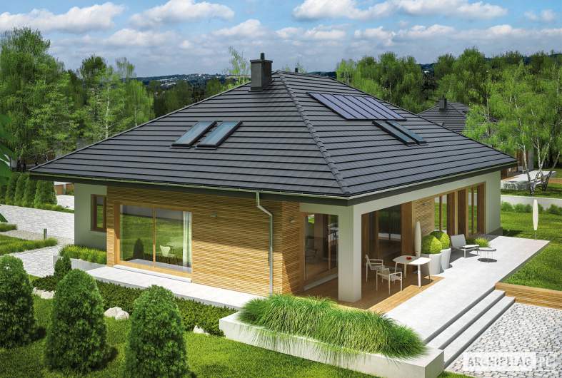 Projekt domu Marcel II G2 - widok z góry