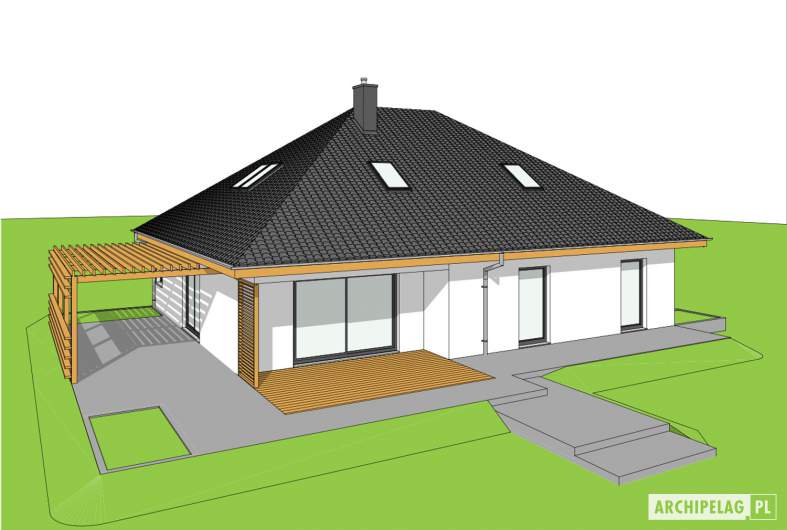 Projekt domu Astrid III G2 ENERGO PLUS - widok z góry