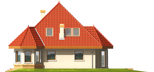 Monica G1 - Projekt domu Monika G1 - elewacja prawa