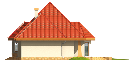 Monica G1 - Projekt domu Monika G1 - elewacja lewa