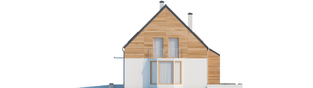Projekt domu Apolonia G1 - elewacja prawa