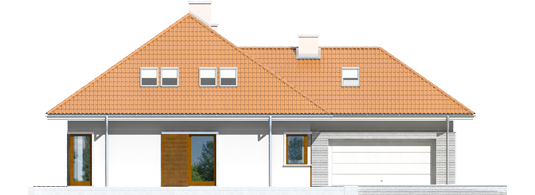 Morgan G2 - Projekt domu Morgan G2 - elewacja lewa