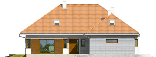 Morgan G2 - Projekt domu Morgan G2 - elewacja frontowa