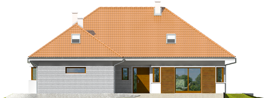 Morgan G2 - Projekt domu Morgan G2 - elewacja frontowa