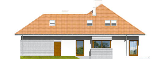 Morgan G2 - Projekt domu Morgan G2 - elewacja prawa