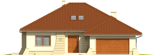 Kornelia IV G2 - Projekt domu Kornelia IV G2 - elewacja frontowa