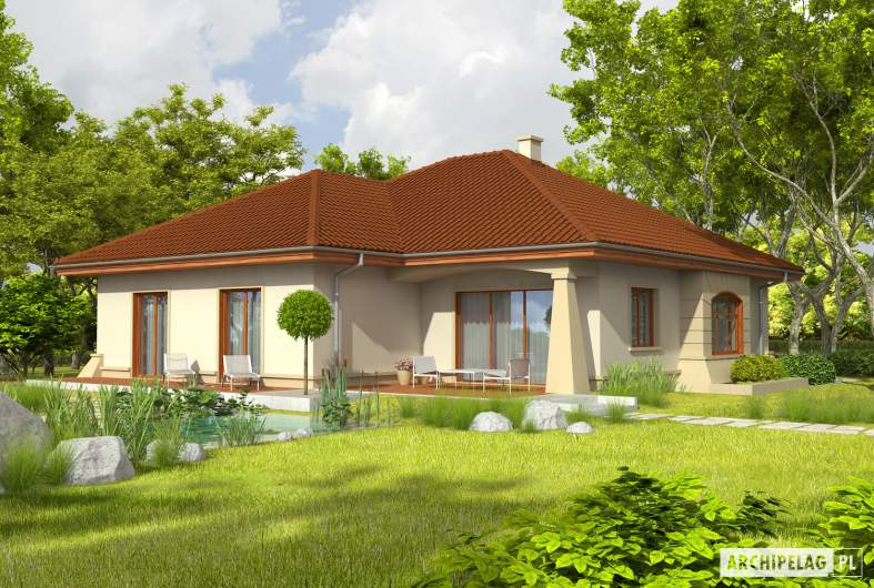 Projekt domu Kornelia IV G2 - elewacja ogrodowa