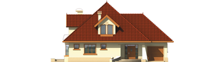Projekt domu Pola G1 - elewacja frontowa