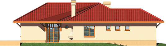 Victor G1 - Projekt domu Wiesia G1 - elewacja prawa