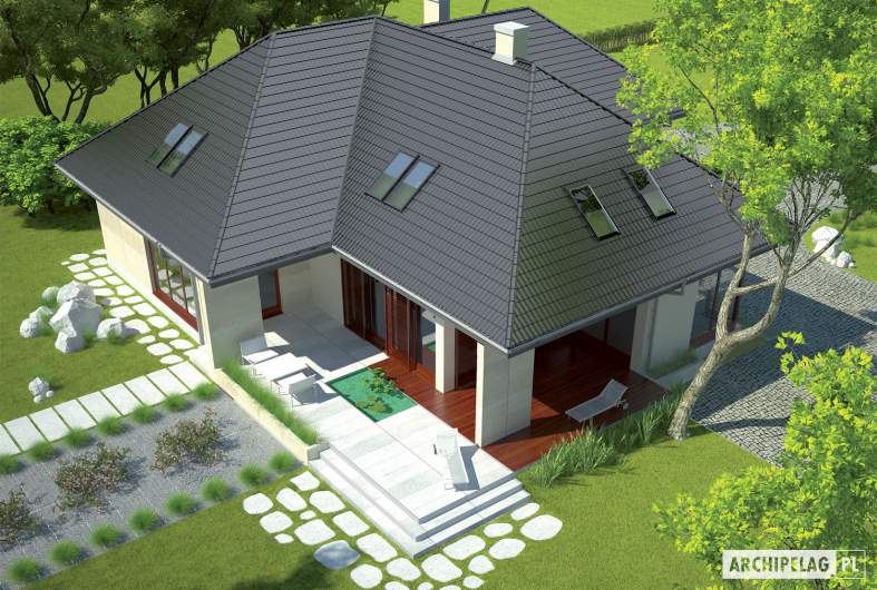 Projekt domu Teo G2 - widok z góry