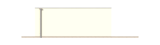 Projekt domu Garaż G23 - elewacja lewa