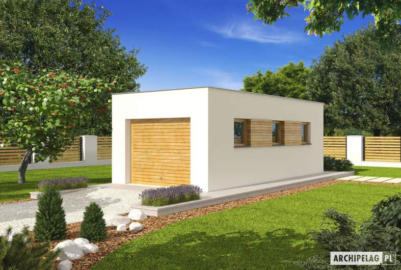 Projekt domu Garaż G23 - Projekt garażu G23 - wizualizacja frontowa